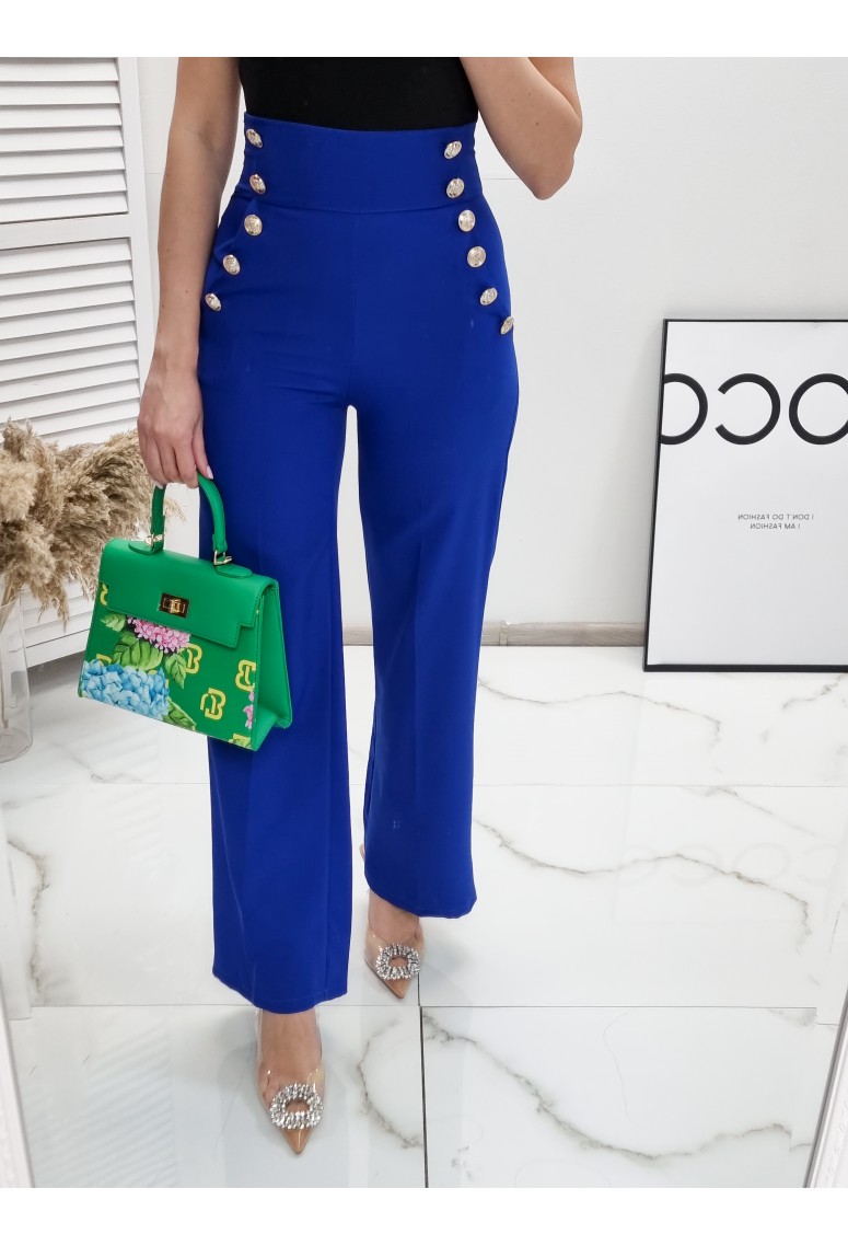 Luxusné nohavice Briana - parížska modrá